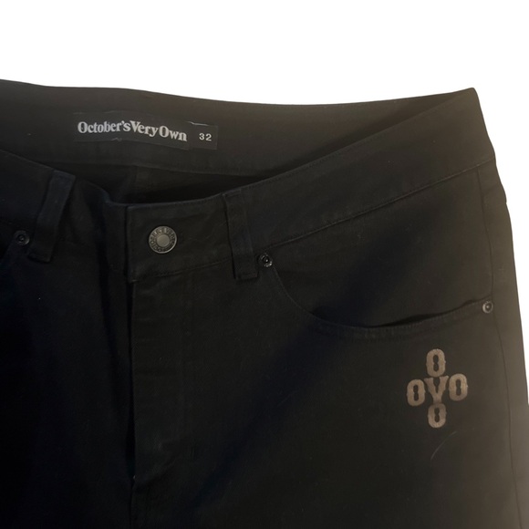 OVO October’s Very Own Black denim jeans relaxed fit size 32 - Picture 4 of 6
